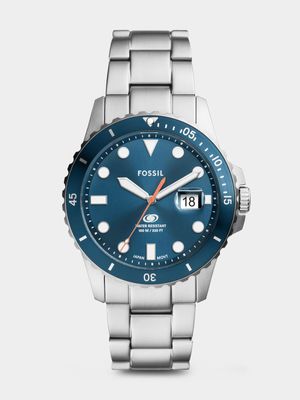 Fossil Blue Dive Stainless Steel Bracelet Watch
