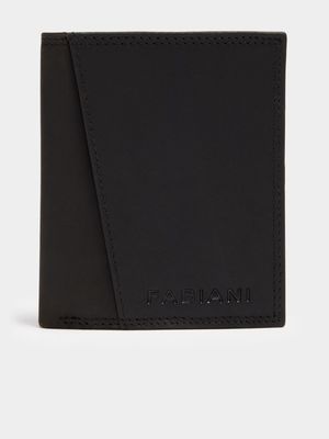 Fabiani Men's Billfold Cardholer Black Wallet