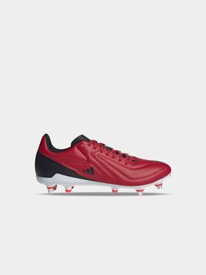 Mens adidas RS15 Softground Scarlet Red Rugby Boots
