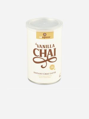 red espresso vanilla chai latte tin