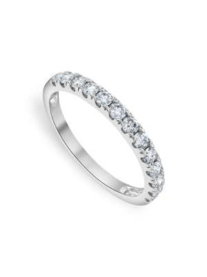 White Gold 0.5ct Lab Grown Diamond Women’s Anniversary Ring