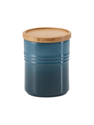 Le Creuset Storage Jar Medium Deep Teal 10cm