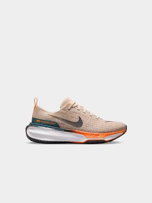 Mens Nike ZoomX Invincible Run 3 Oatmeal/Orange Running Shoes