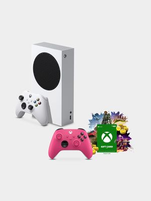 Xbox Series S 512GB with an Extra Pink Controller and a R400 Gift Card
