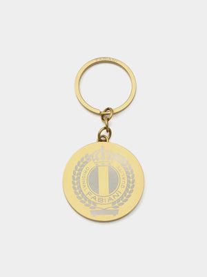 Fabiani Gold Plated Stainless Steel Men’s Key Ring