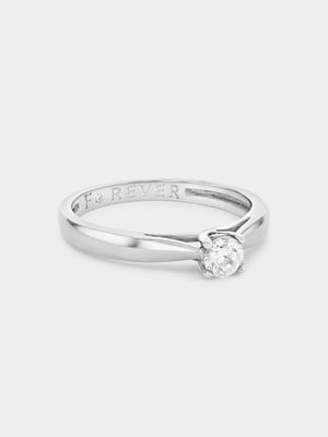 White Gold 0.25ct Diamond Solitaire Ring