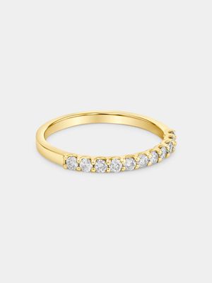Yellow Gold 0.33ct Diamond Eternity Ring