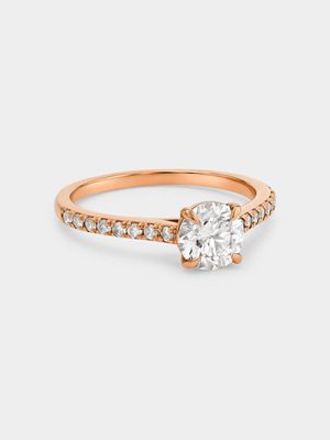 Rose Gold 1.22ct Diamond Women’s Solitaire Ring
