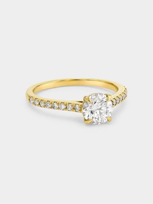 Yellow Gold 1.22ct Diamond Solitaire Ring