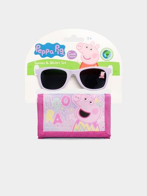 Peppa Pig Pink Sunglasses & Wallet Set