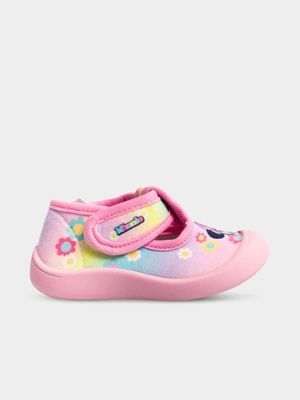 Minnie Mouse Pink Aqua Sandals