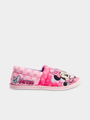 Minnie Mouse Pink Slippers