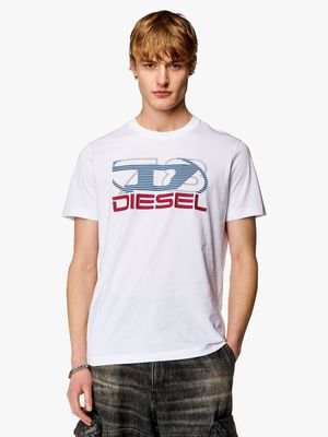 Men's Diesel White T-Diegor-K74 T-Shirt