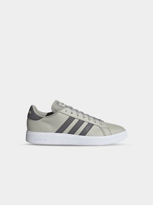 Mens adidas Grand Court Base 2 Putty/Charcoal Sneakers