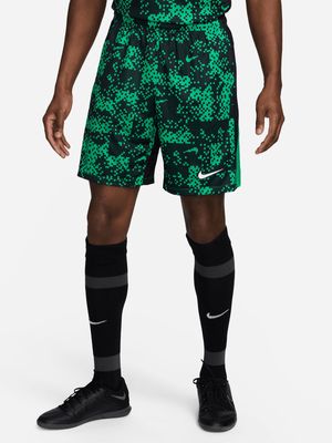 Mens Nike Dri-Fit Academy Pro All Over Print Green/Black Shorts
