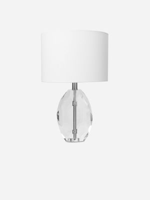 Table Lamp Jewel Crystal Base & Shade 48cm
