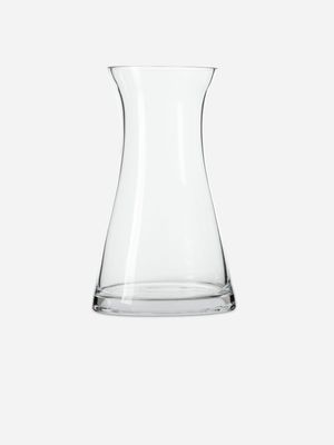 vase new flare clear glass 22cm