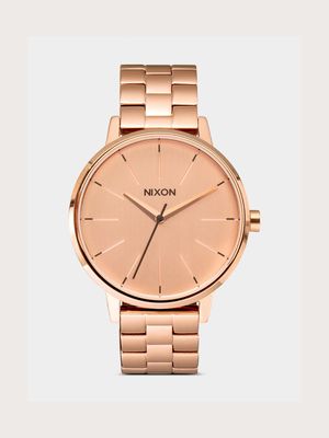 Nixon Women's Kensington All Rose Gold Plated Stainless Steel Watch