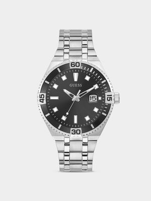 Guess Men’s Premier Stainless Steel Bracelet Watch