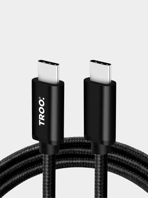 TROO™ Fast Charge & Sync 30W USB-C To USB-C Braided Cable