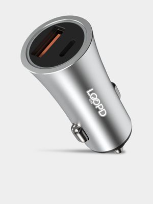 LOOPD Lite Dual Port PD Car Charger – 20W