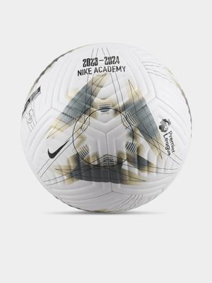 Nike Premier League Academy White/Gold Soccer Ball