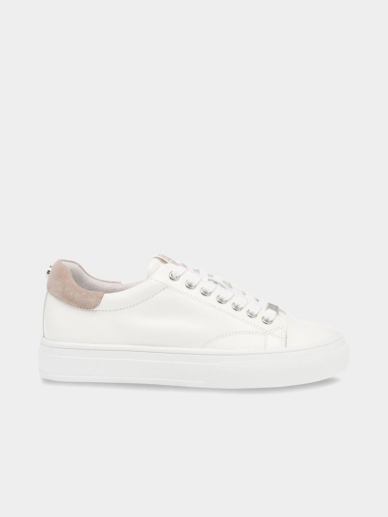 Women's Steve Madden White Captive Sneakers - Bash.com