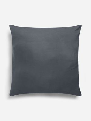 Jet Home Soft Touch Charcoal Single Conti Pillow Case Cover