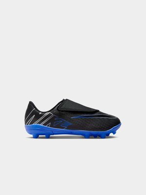 Junior Nike Mercurial Vapor 15 Club Black/Blue Soccer Boots