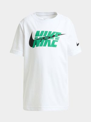 Nike Kids Split Block White T-Shirt