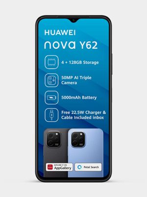 Huawei Nova Y62 Dual Sim with 15GB Telkom Sim