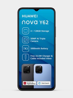 Huawei Nova Y62 Dual Sim with 15GB Telkom Sim