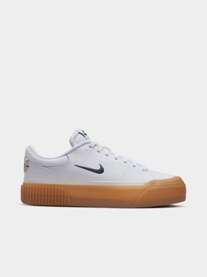 Womens Nike Court Legacy Lift White/Vintage Green Sneakers