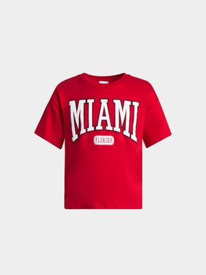 Older Girls Miami Graphic T-Shirt
