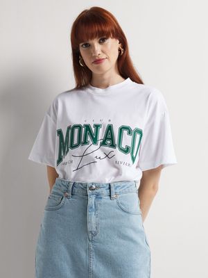 Oversized Monaco Graphic T-shirt