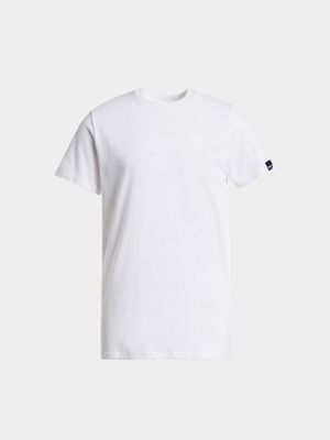 Younger Boy's White Basic T-Shirt