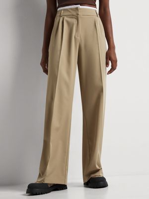 Y&G Relaxed Pants with Exposed Waistband