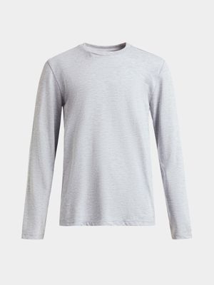 Older Boy's Grey Basic T-Shirt