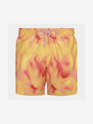 Men's Granadilla Swim Orange Flaming Tie-dye Swimshorts