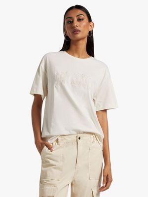 Embroidered Oversized T-shirt