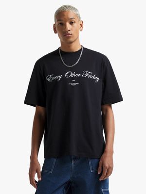 Men's Black Other Friday Graphic Top