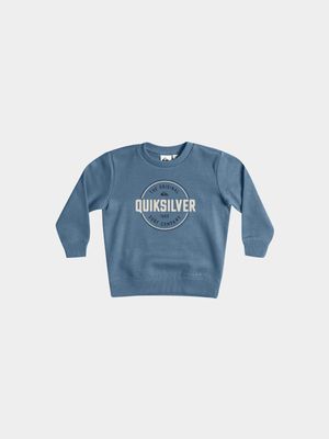 Boy's Quiksilver Blue Circle Up Crew Boy Sweater
