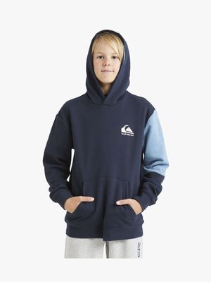 Boys Quiksilver Navy Colour Flow Youth Hoody