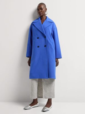 Long Oversized Double Breasted Coat