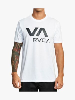 Men's VA RVCA White Short Sleeve T-Shirt