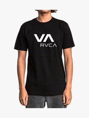 Men's VA RVCA Black Short Sleeve T-Shirt