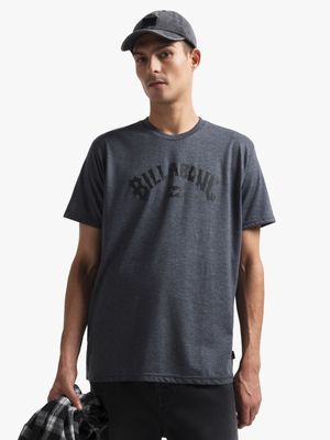 Men's Billabong Grey Arch Wave T-Shirt