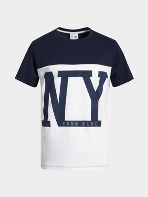 Older Boys NY Colour Blocked Oversized T-Shirt