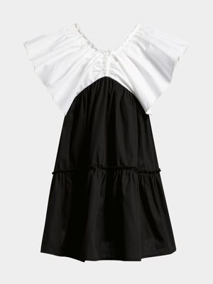 Younger Girls Poplin A-line Party Dress