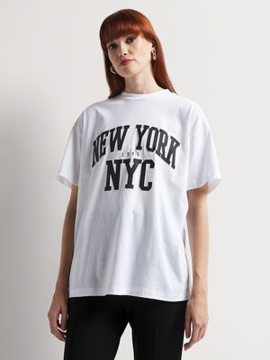 Oversized New York Graphic T-shirt